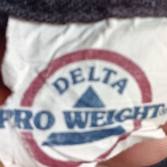 T-Shirt XL Biker Red River 2012 Memorial Day Run Delta Pro Weight Black Faded - Picture 4 of 6